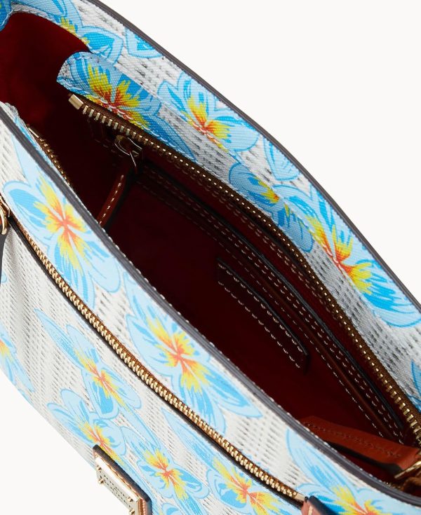 Dooney & Bourke Plumeria Floral Zip Crossbody and Wallet Bundle amp bourke plumeria