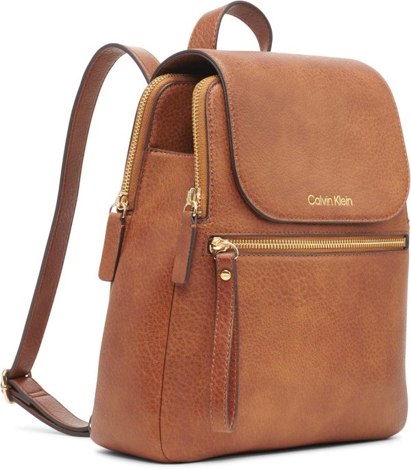 Calvin Klein Elaine Bubble Lamb Novelty Key Item Flap Backpack-4