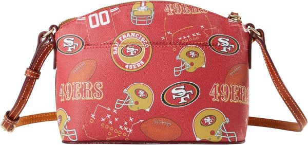 Dooney & Bourke Handbag, NFL 49ers Suki Crossbody | Red amp