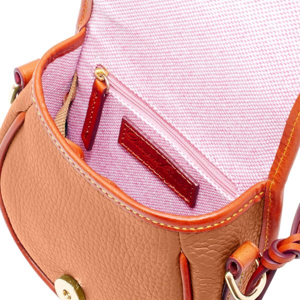 Dooney & Bourke Handbag, All Weather Leather 2 Duck Bag Crossbody - Caramel dooney & bourke inc
