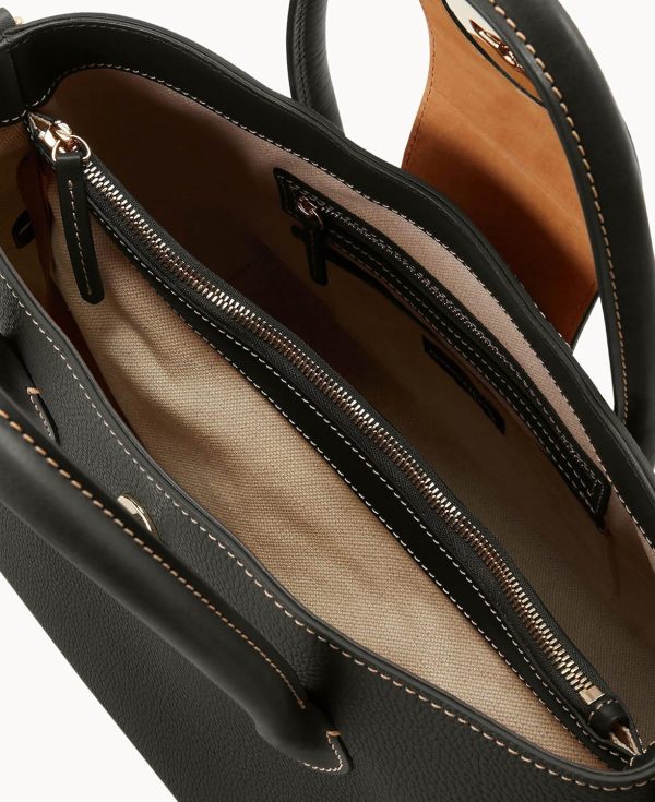 Dooney & Bourke Handbag, Pebble Turnlock Handle Tote 30 | Red bourke s parrot