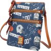 Dooney & Bourke Handbag, NFL Cowboys Triple Zip Crossbody | Navy bourke s parrot