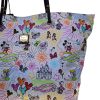 Dooney & Bourke Disney Sketch Nylon Large Reversible Tote White dooney and bourke