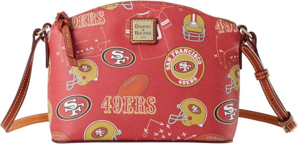 Dooney & Bourke Handbag, NFL 49ers Suki Crossbody | Red dooney and bourke bag