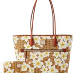 Dooney & Bourke Shoulder Tote and Large Zip Around Wristlet Bundle Set bourke street