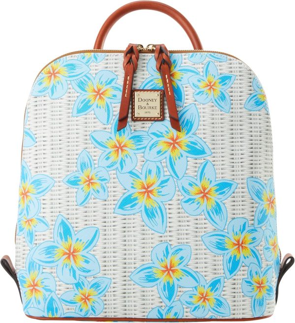 Dooney & Bourke Handbag, Plumeria Zip Pod Backpack - Blue plumeria maldives