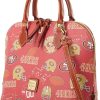 Dooney & Bourke Handbag, NFL 49ers Zip Zip Satchel | Red-1