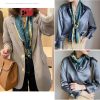 vimate Hair Scarf for Women Fashion Satin Silky Feeling Neck Scarf Bag Purse Scarf for Handbag Handle Etc-4