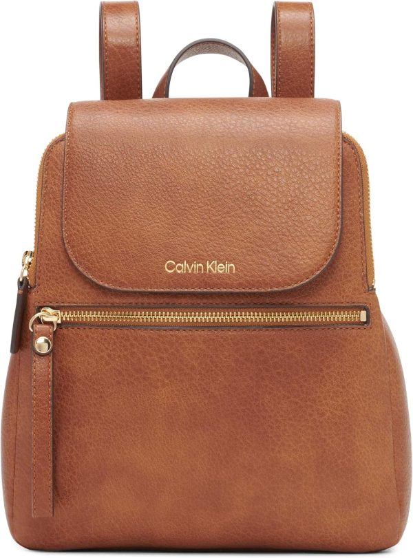 Calvin Klein Elaine Bubble Lamb Novelty Key Item Flap Backpack calvin klein outlet