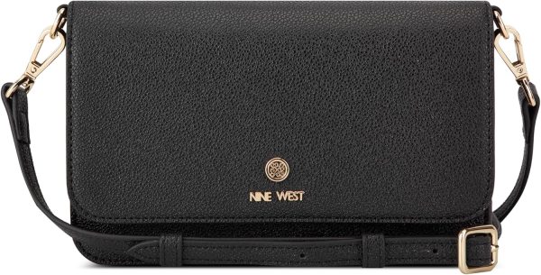 Nine West womens Lockup 9s Phone Wallet Crossbody nine west