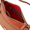 Dooney & Bourke Handbag, Pebble Grain Crossbody 25 - Caramel handbags for women
