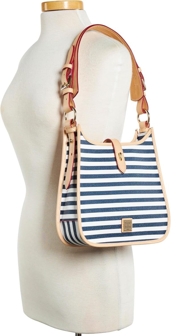 Dooney & Bourke Handbag, Skipper Messenger | Pale Blue dooney & bourke lucca pebble leather large barlow tote