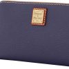 Dooney & Bourke Women's Large Zip Around Wristlet Crossbody in Pebble Grain Leather, with Detachable Shoulder Strap-1