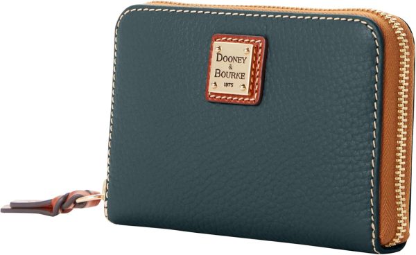 Dooney & Bourke Pebble Grain Medium Zip Around Wallet-1