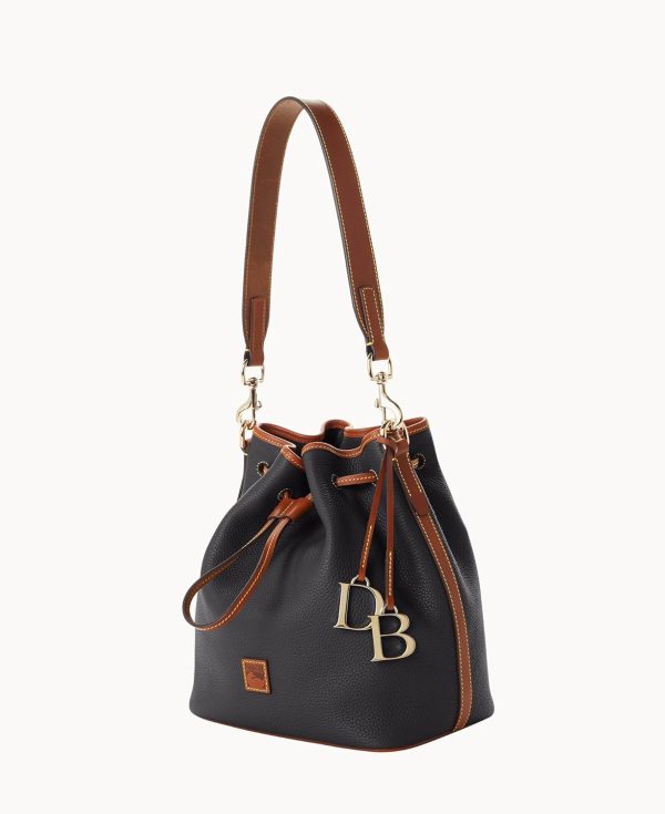 Dooney & Bourke Women's Drawstring in Pebble Grain Leather, Large Sized Handbag with Drawstring Closure amp review