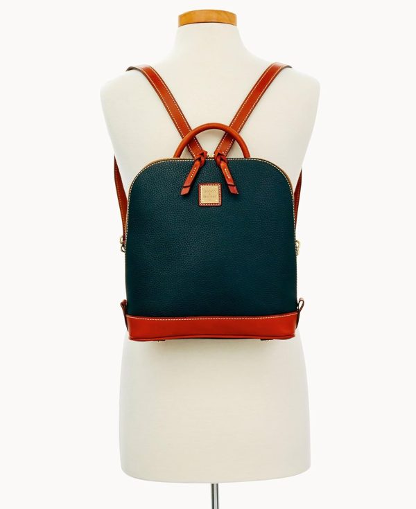 Dooney & Bourke Handbag, Pebble Grain Zip Pod Backpack - Black-3