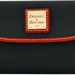 Dooney & Bourke Women's Continental Clutch in Pebble Grain Leather, Trifold Wallet with Multiple Card Holder-0