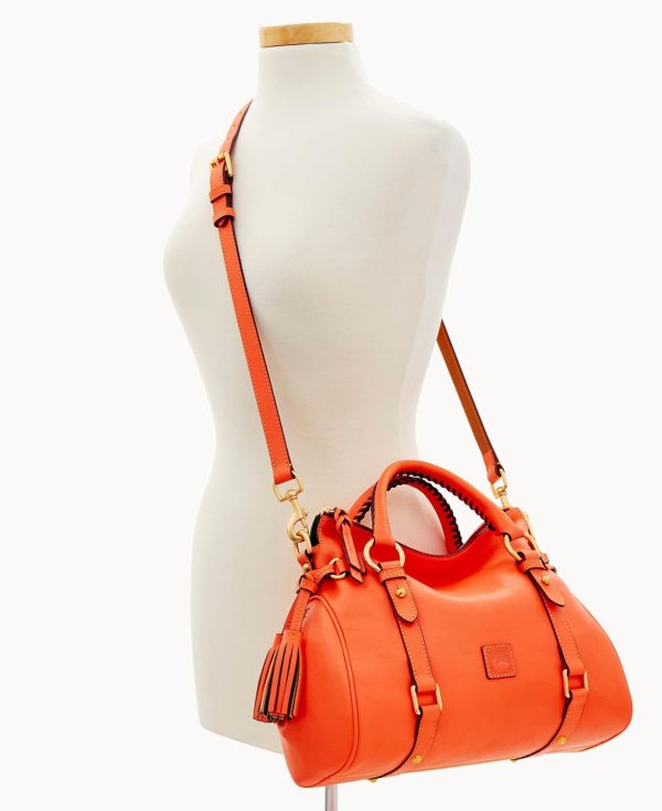 Dooney & Bourke Satchel Handbags for Women, Florentine Leather Satchel Bag with Optional Crossbody Strap-4