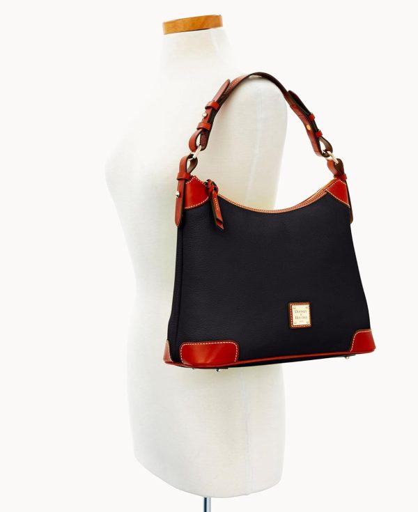 Dooney & Bourke Shoulder Bags for Women, Large Leather Hobo Handbag with Adjustable Strap-3
