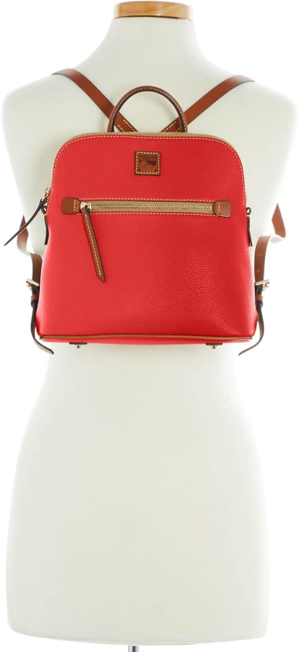 Dooney & Bourke Handbag, Pebble Grain Backpack - Red-3