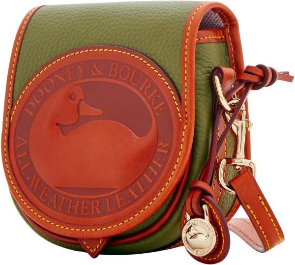 Dooney & Bourke Handbag, All Weather Leather 2 Duck Bag Crossbody - Olive-1