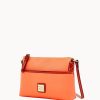 Dooney & Bourke Women's Crossbody Handbags, Pebble Grain Ginger Small Bags for Women-1