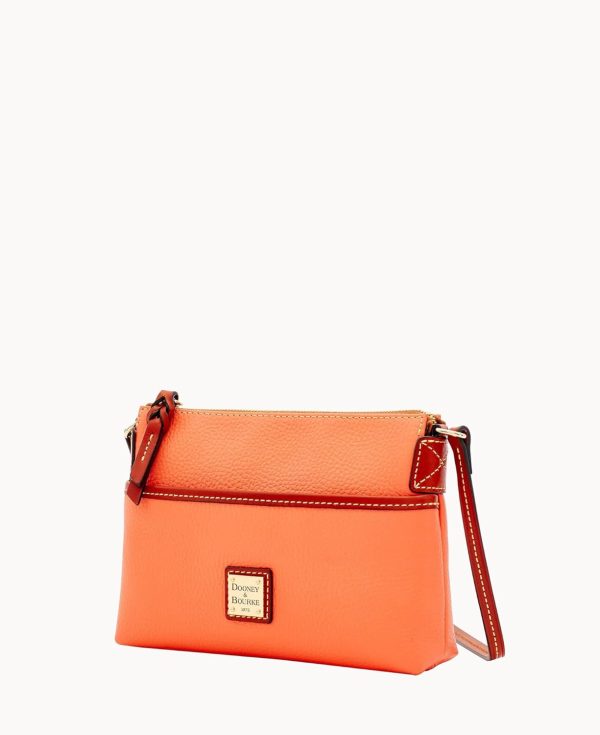 Dooney & Bourke Women's Crossbody Handbags, Pebble Grain Ginger Small Bags for Women-1