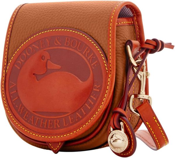 Dooney & Bourke Handbag, All Weather Leather 2 Duck Bag Crossbody - Caramel-1