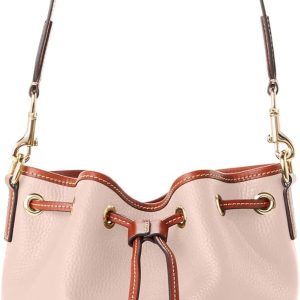 Dooney & Bourke Handbag, Pebble Grain Drawstring - Oyster-0
