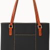 Dooney & Bourke Women's Small Lexington Tote in Pebble Grain Leather, Handbag with Long Leather Shoulder Straps-2
