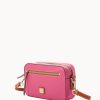 Dooney & Bourke Women's Camera Zip Crossbody in Pebble Grain Leather, Small Handbag with Adjustable Shoulder Strap bourkes hk