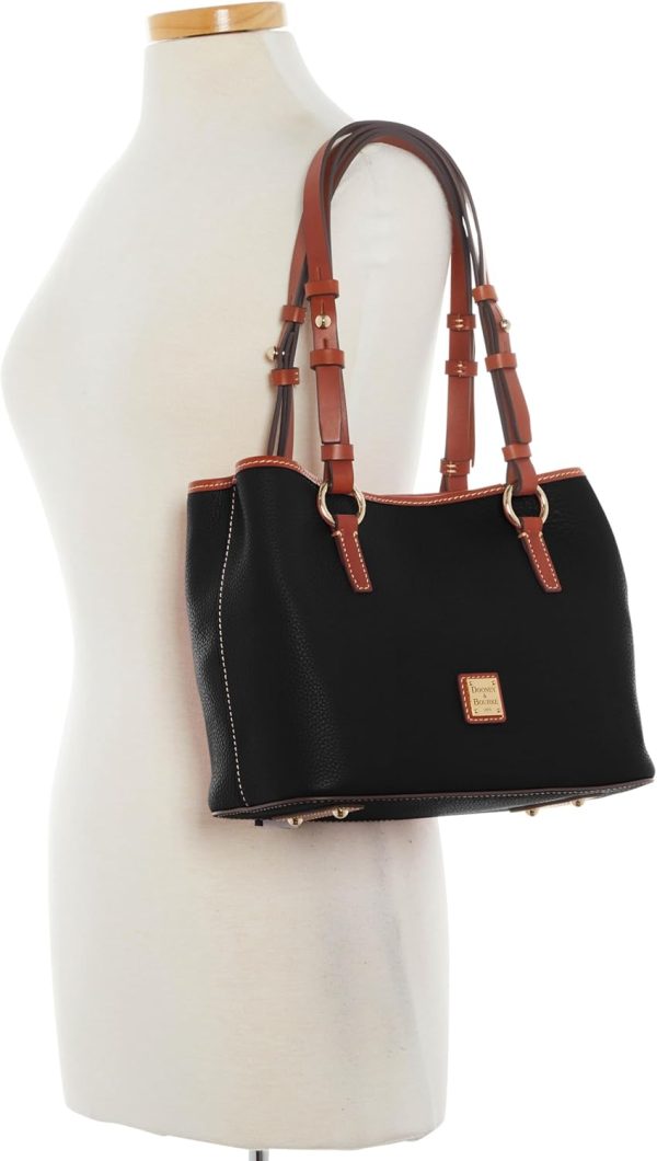Dooney & Bourke Handbags and Accessories, Pebble Grain Leather Briana Small Shoulder Bag with Wristlet Pouch-4