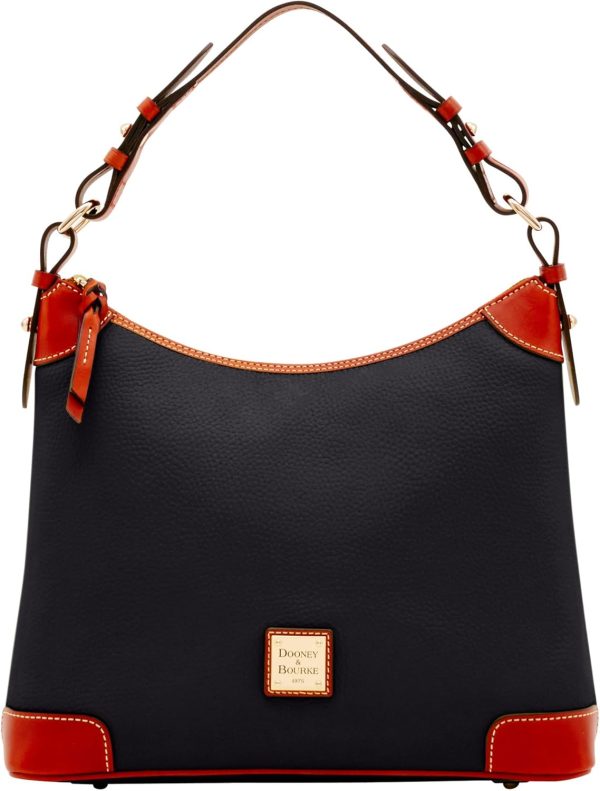 Dooney & Bourke Shoulder Bags for Women, Large Leather Hobo Handbag with Adjustable Strap-0