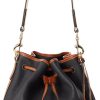 Dooney & Bourke Women's Drawstring in Pebble Grain Leather, Large Sized Handbag with Drawstring Closure sora
