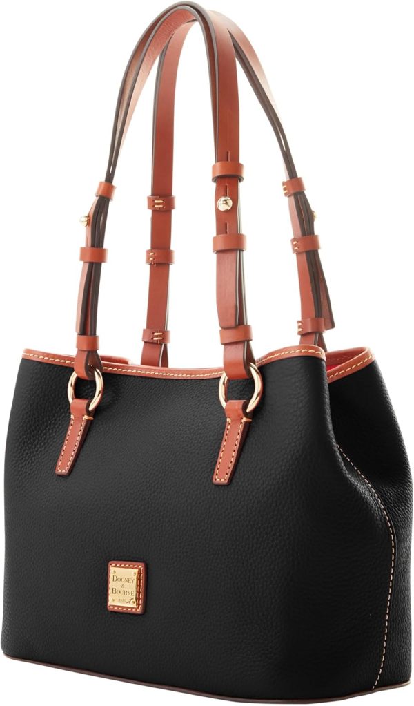 Dooney & Bourke Handbags and Accessories, Pebble Grain Leather Briana Small Shoulder Bag with Wristlet Pouch-1