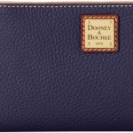 Dooney & Bourke Women's Large Zip Around Wristlet Crossbody in Pebble Grain Leather, with Detachable Shoulder Strap-0
