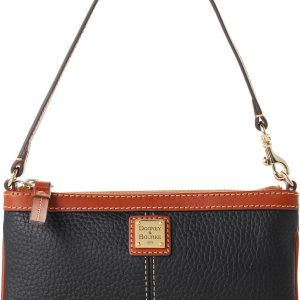 Dooney & Bourke Designer Handbags for Women, Pebble Grain Leather Wristlet Wallet Women-0