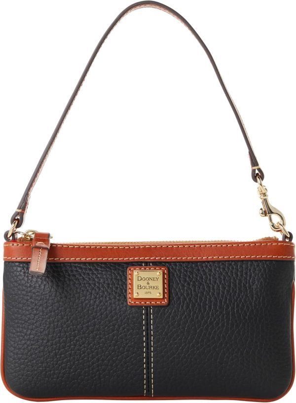 Dooney & Bourke Designer Handbags for Women, Pebble Grain Leather Wristlet Wallet Women-0