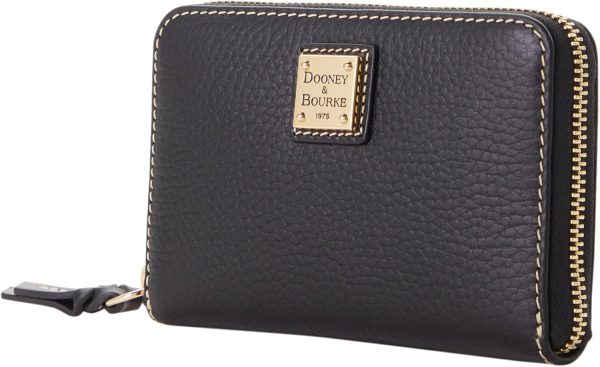 Dooney & Bourke Pebble Grain Medium Zip Around Wallet-1