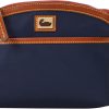 Dooney & Bourke Crossbody Bags for Women, Wayfarer Domed Nylon Bag with Leather Strap Front Pocket-0
