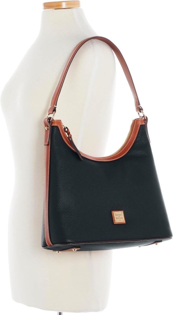 Dooney & Bourke Shoulder Bags, Pebble Grain Leather Hobo Purses for Women-4