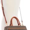 Dooney & Bourke Satchel Bags for Women, Pebble Grain Leather Zip Handbag with Crossbody Strap-4