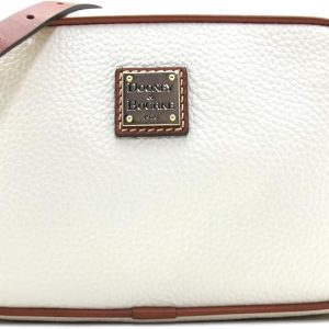Dooney & Bourke Handbag, Pebble Grain Loni Crossbody - White-0