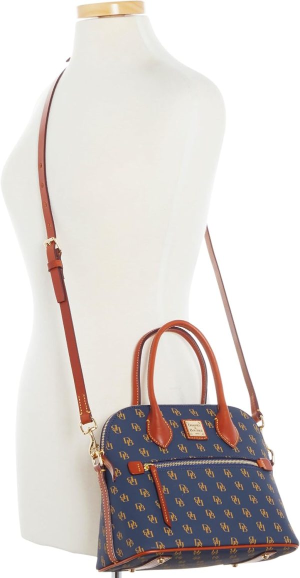 Dooney & Bourke Satchel Handbags for Women, Gretta Domed Bag with Adjustable Removable Crossbody Strap-3