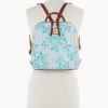 Dooney & Bourke Handbag, Plumeria Zip Pod Backpack - Blue-3