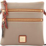 Dooney & Bourke Handbag, Pebble Grain North South Triple Zip-0