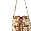 Dooney & Bourke Plumeria Drawstring Bucket Bag/Zip Around Wallet Bundle-0