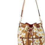 Dooney & Bourke Plumeria Drawstring Bucket Bag/Zip Around Wallet Bundle-0
