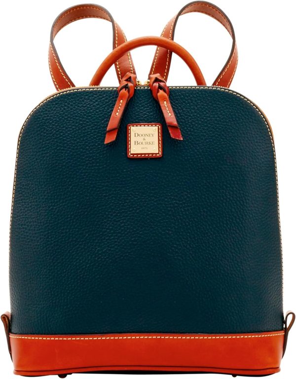 Dooney & Bourke Handbag, Pebble Grain Zip Pod Backpack - Black-0