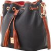 Dooney & Bourke Crossbody Bucket Bags for Women, Pebble Grain Leather Aimee Drawstring Purse-1